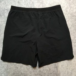 3 Pair Bundle Fabletics 7” Fundamental Shorts XL (black, light blue and tan)